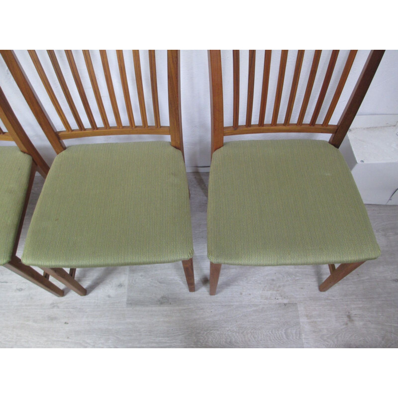 Set of 4 vintage Chairs, Denmark, 1970s