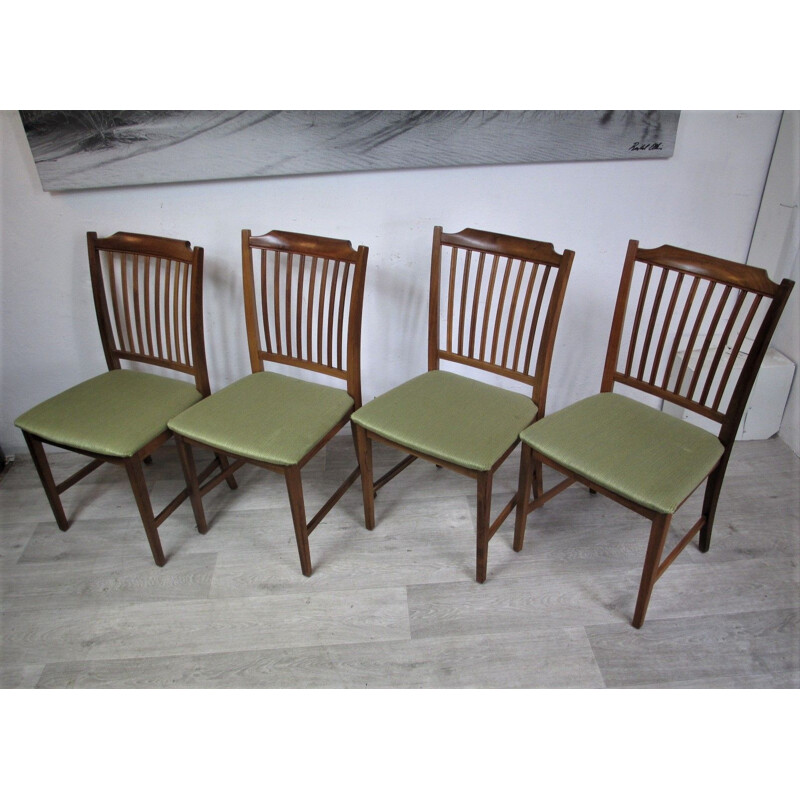 Conjunto de 4 cadeiras de vindima, Dinamarca, 1970