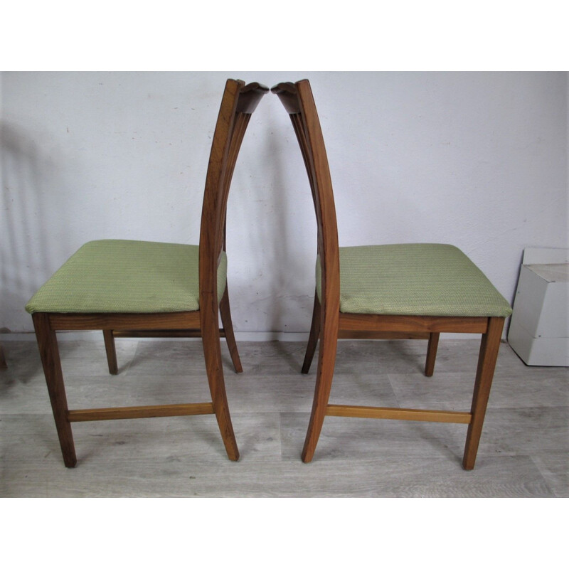 Lot de 4 chaises vintage, Danemark, 1970