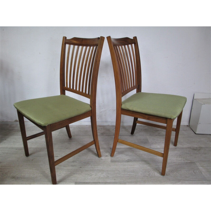 Set van 4 vintage stoelen, Denemarken, 1970