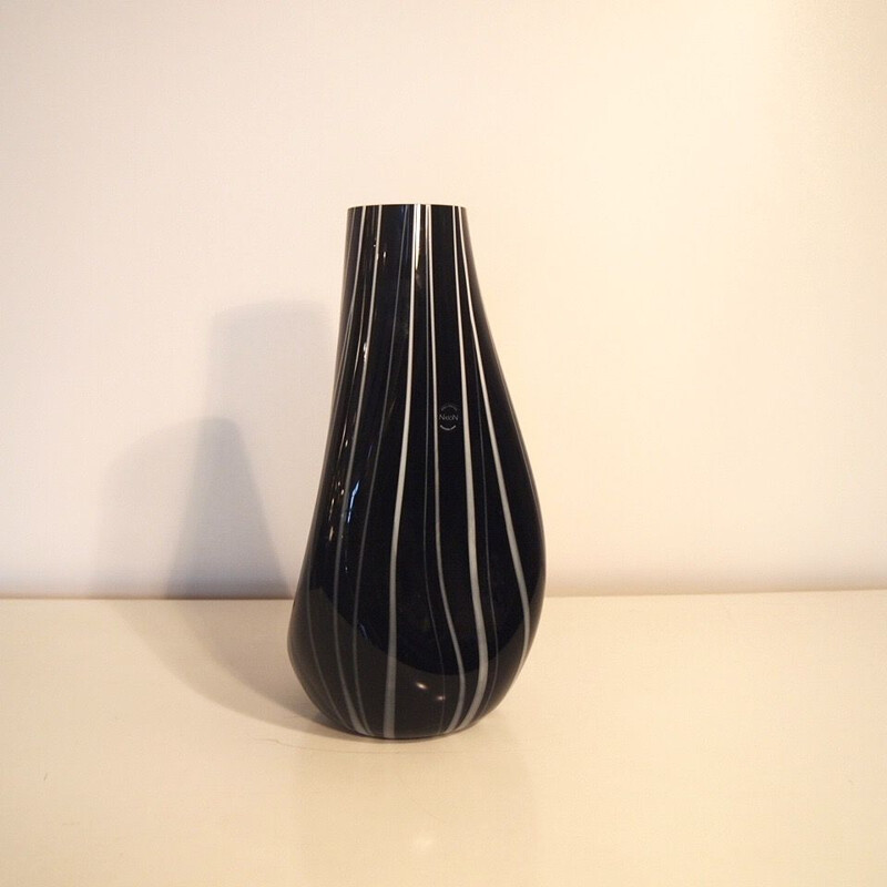 Vintage Glass Collection Vase by Nason, 1980s
