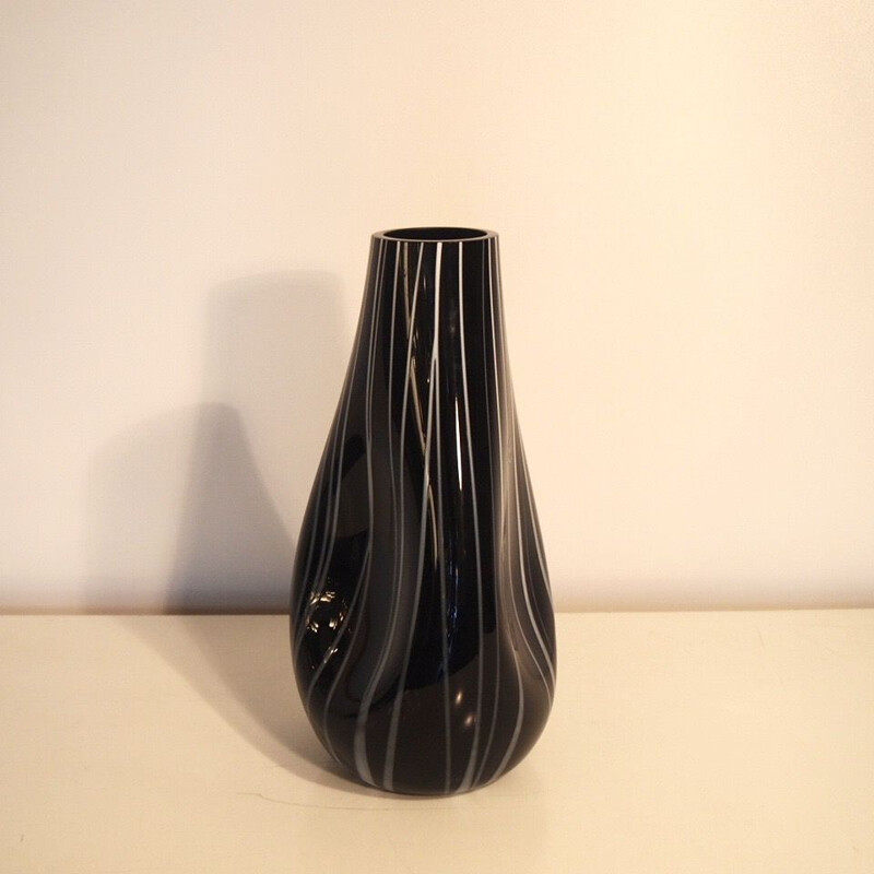 Vintage Glass Collection Vase by Nason, 1980s