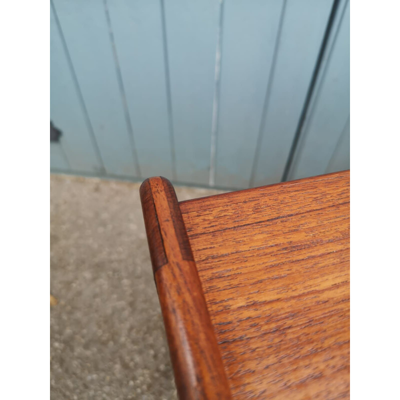 Vintage teak nesting tables by Arne Hovmand Olsen for Mogens Kold, Denmark 1960