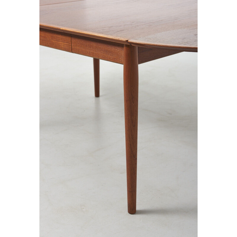 Vintage Drop Leaf Dining Table by Arne Vodder for Sibast, Denmark, 1950s