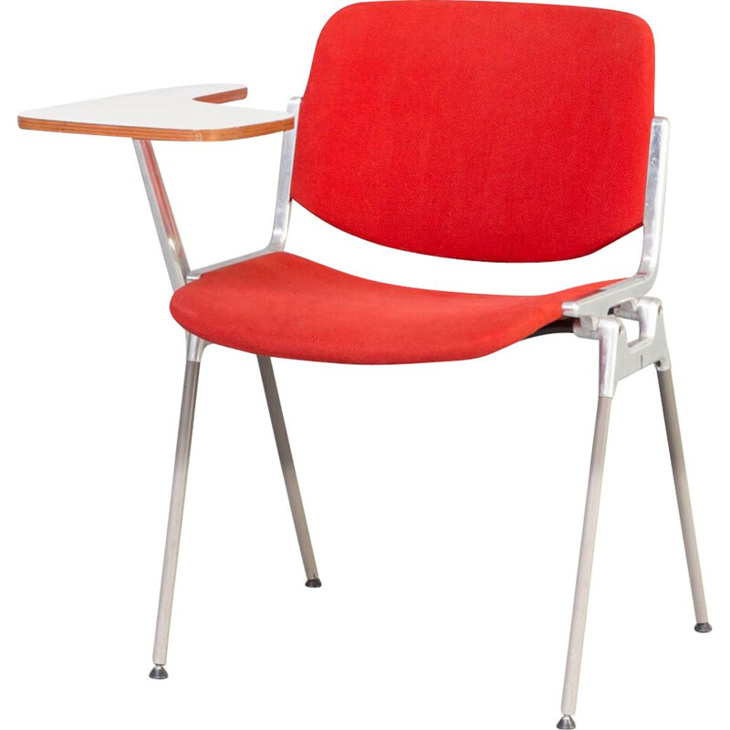 Vintage Giancarlo Piretti chair with writing top for Castelli 1960