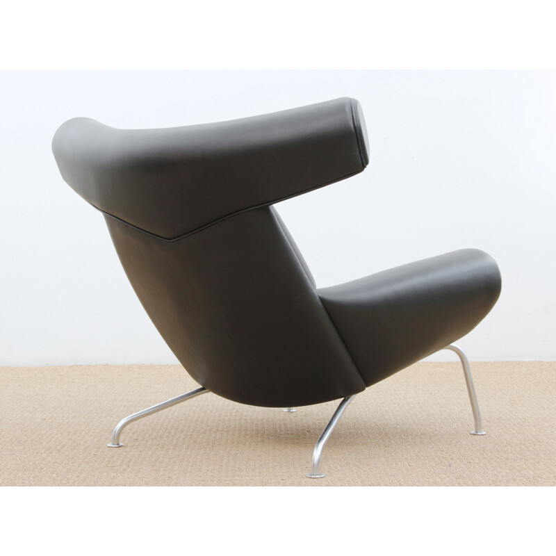Fauteuil vintage modèle Ox Chair noir scandinave 2006