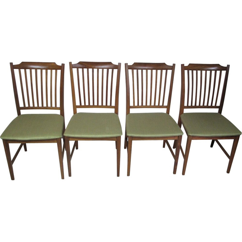 Set of 4 vintage Chairs, Denmark, 1970s