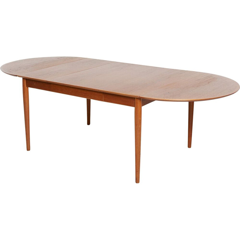 Vintage Drop Leaf Dining Table by Arne Vodder for Sibast, Denmark, 1950s