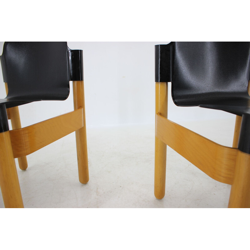 Pair of Mid Century Chair FLEX by Gerd Lange for Thonet, Germany, 1970s