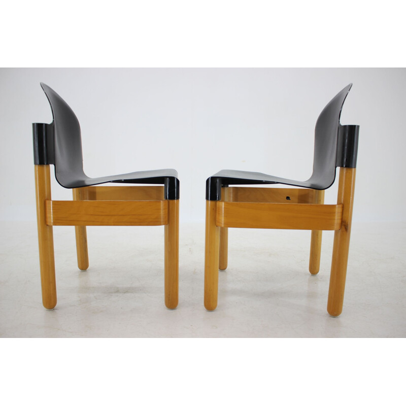 Pair of Mid Century Chair FLEX by Gerd Lange for Thonet, Germany, 1970s