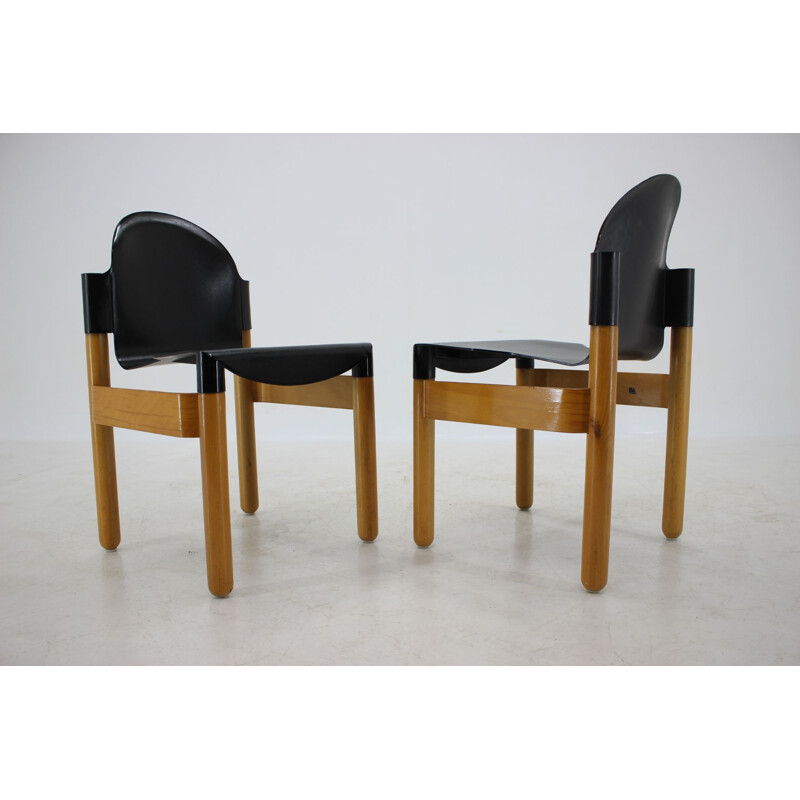 Pair of Mid Century Chair FLEX by Gerd Lange for Thonet, Germany, 1970s