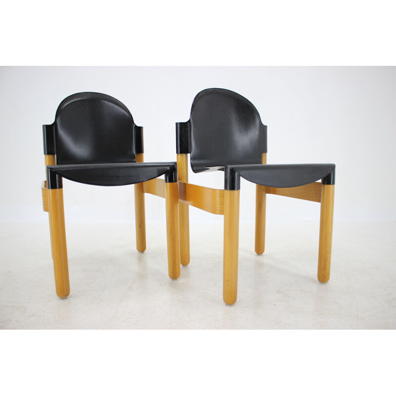 Pair of Mid Century Chair FLEX by Gerd Lange for Thonet, Germany, 1970s