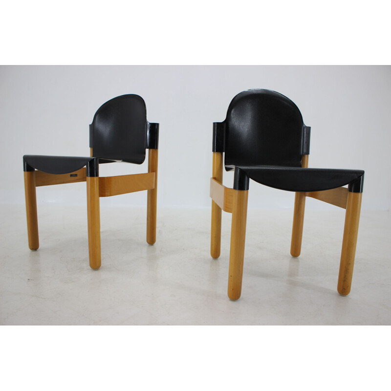 Pair of Mid Century Chair FLEX by Gerd Lange for Thonet, Germany, 1970s