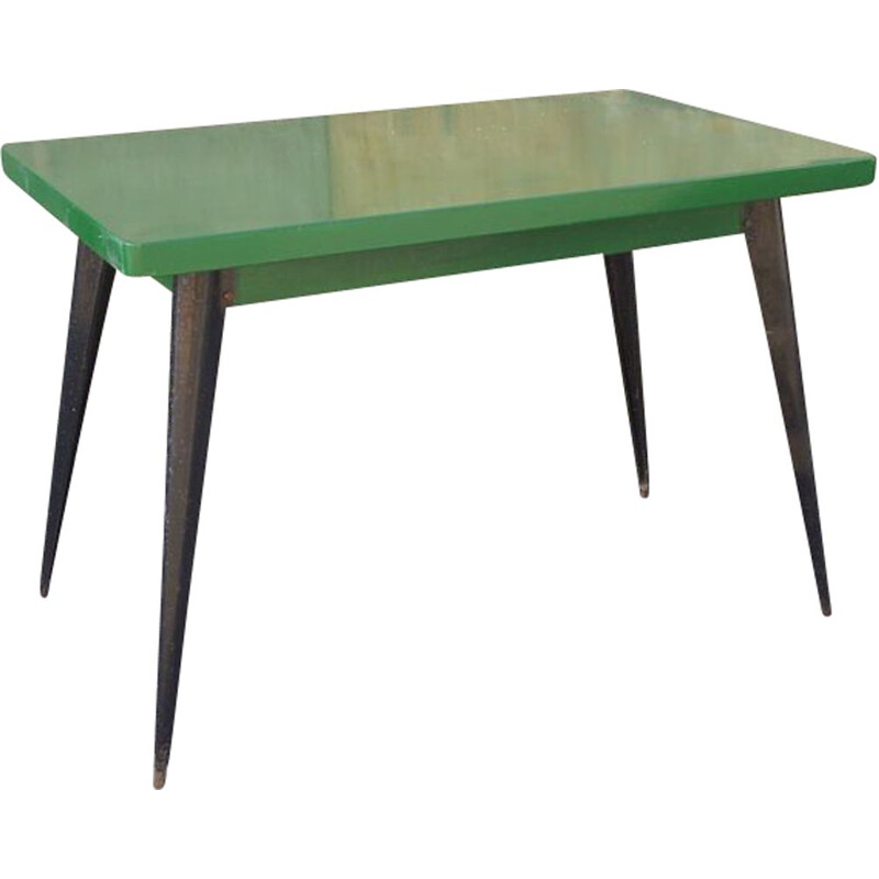Vintage table model 55 Tolix by Xavier Pauchard 1950 
