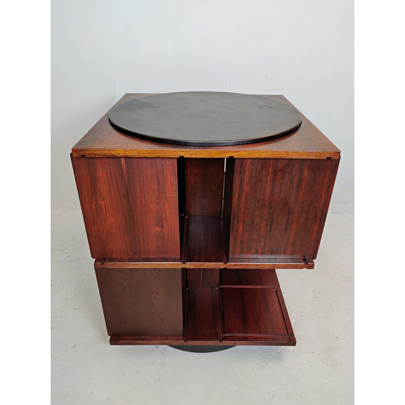 Table tournante modulable Vintage de Gianfranco Frattini - Italie 1960