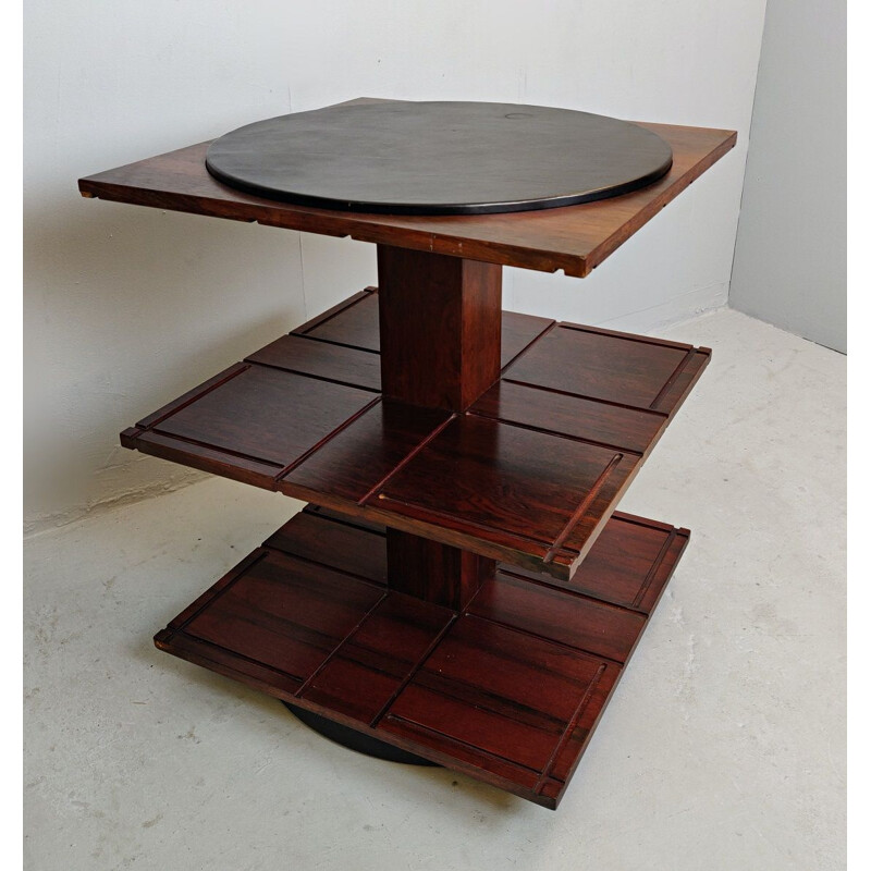 Vintage Modulable swivel table by Gianfranco Frattini - Italy 1960s