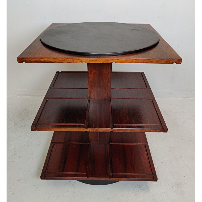 Table tournante modulable Vintage de Gianfranco Frattini - Italie 1960