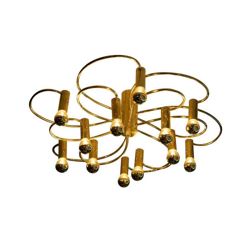 Vintage chandelier by Gaetano Sciolari