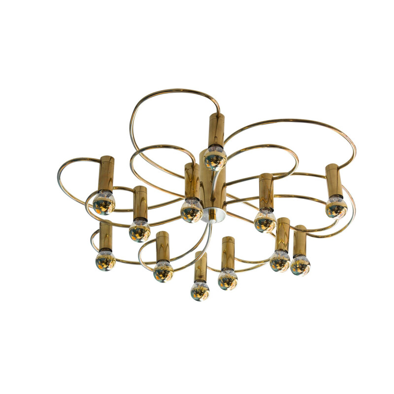 Vintage chandelier by Gaetano Sciolari