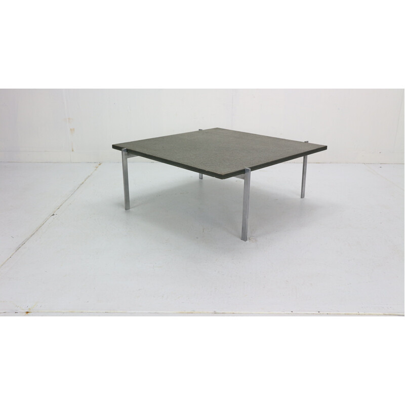 Vintage Coffee Table Poul Kjaerholm PK61 for E. Kold Christensen, Denmark, 1950