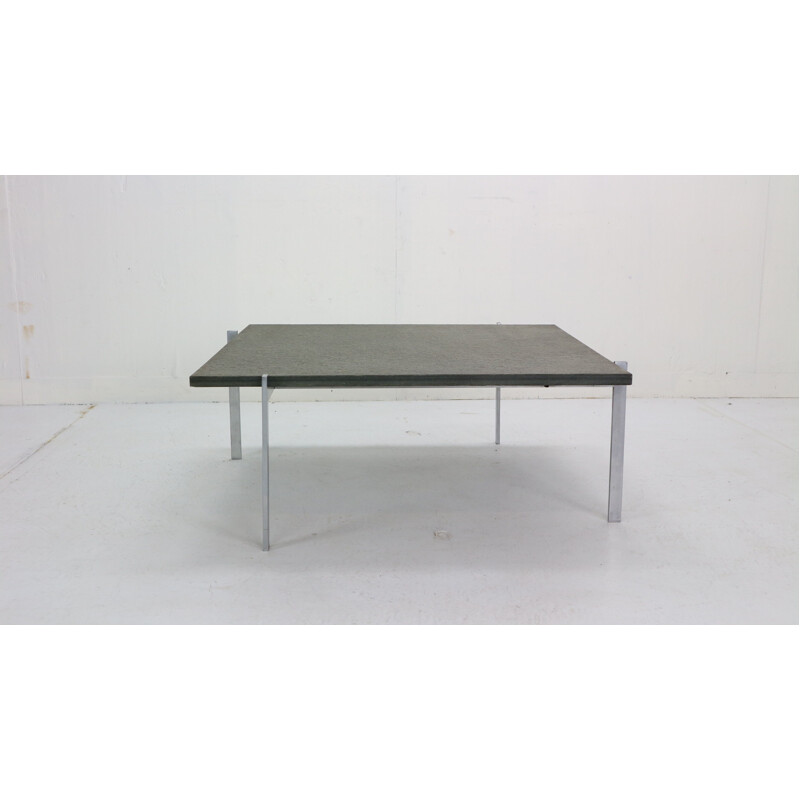 Vintage Coffee Table Poul Kjaerholm PK61 for E. Kold Christensen, Denmark, 1950