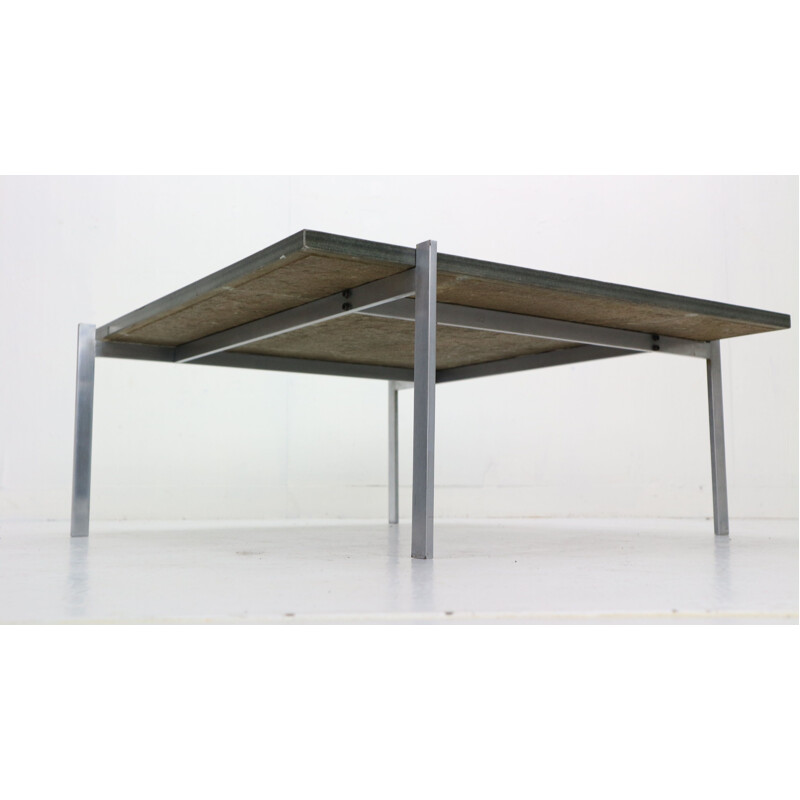 Vintage Coffee Table Poul Kjaerholm PK61 for E. Kold Christensen, Denmark, 1950