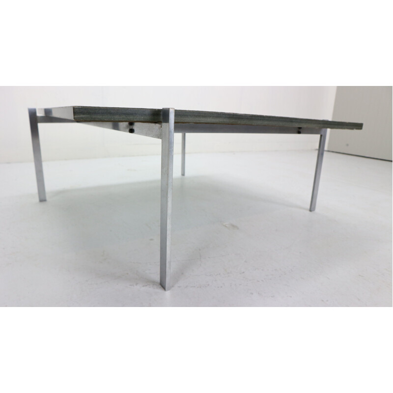 Vintage Coffee Table Poul Kjaerholm PK61 for E. Kold Christensen, Denmark, 1950