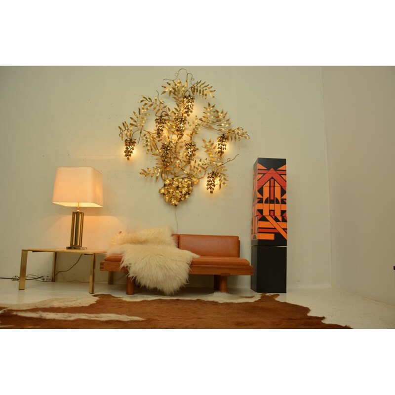 Vintage Large wall light by Hans Kôgl, Germany, 1970