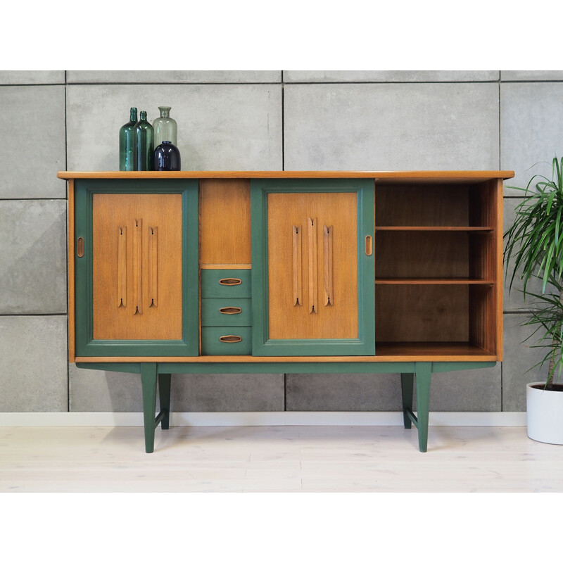 Vintage Danish Highboard oak, 1980