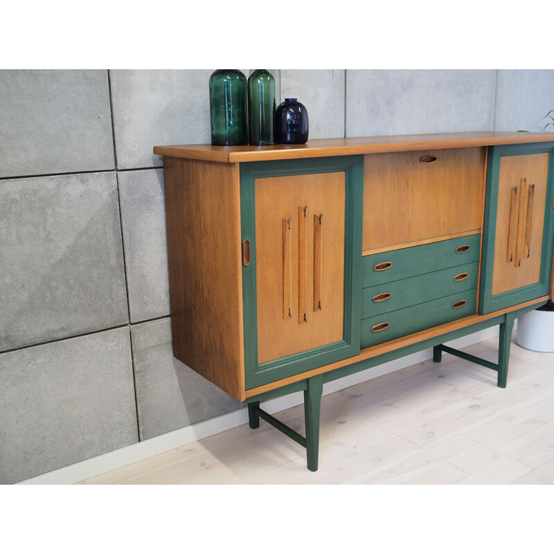 Vintage Danish Highboard oak, 1980