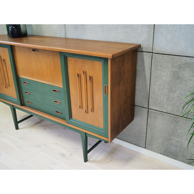 Vintage Danish Highboard oak, 1980