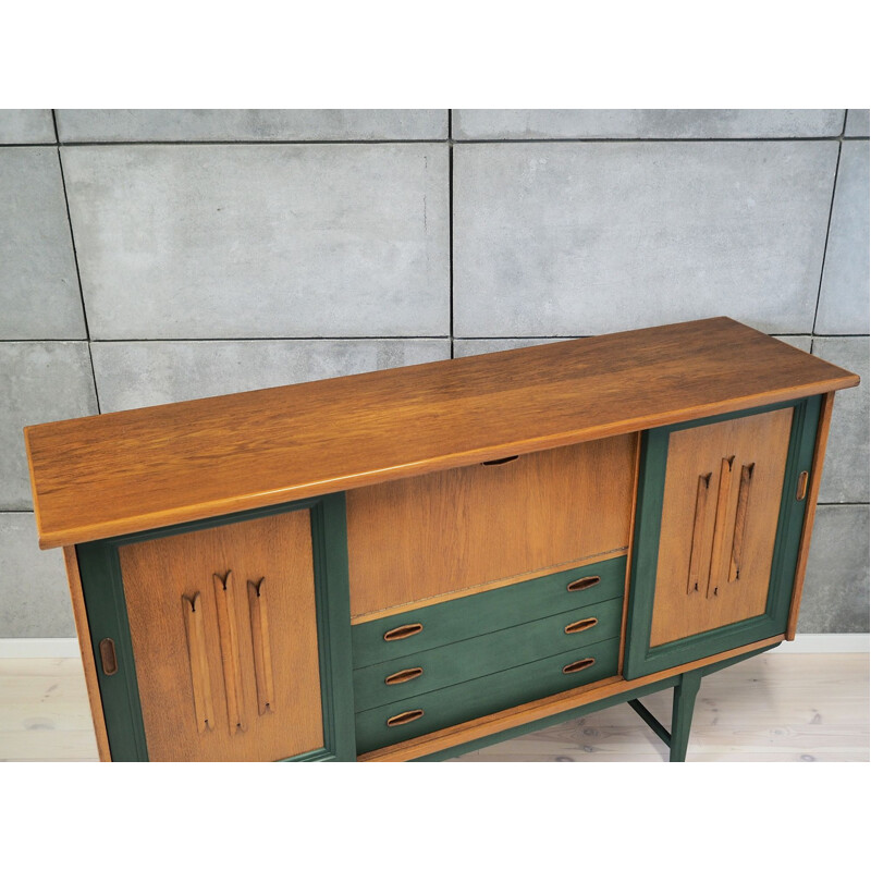 Vintage Danish Highboard oak, 1980