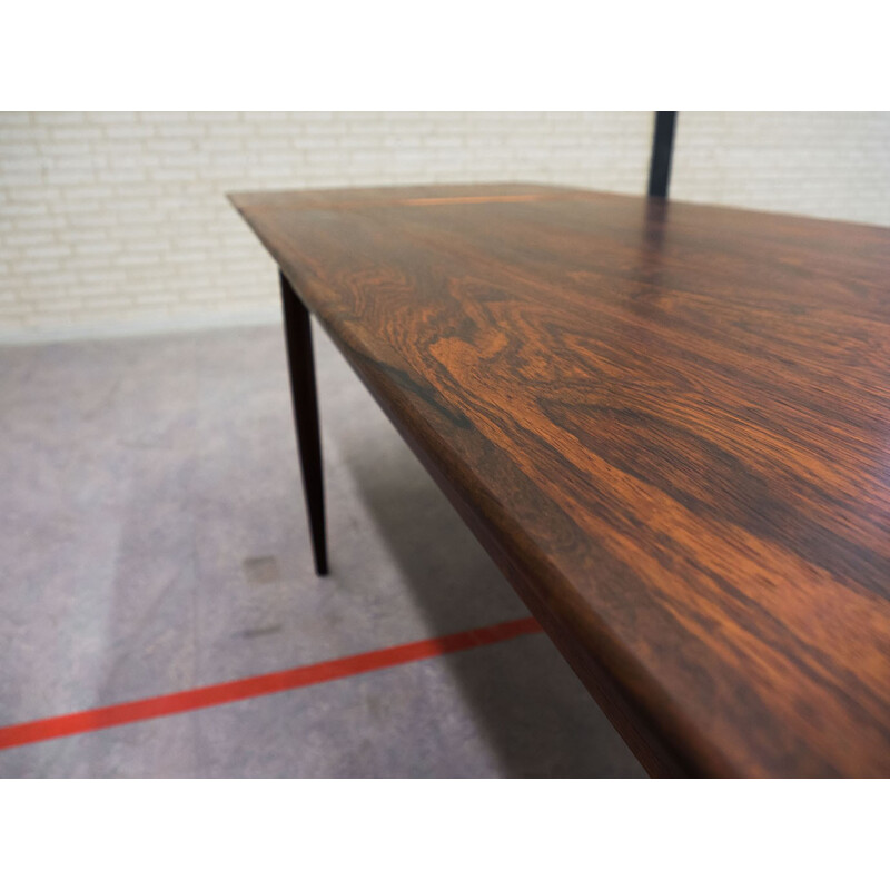 Extendable rosewood dining table - 1960s