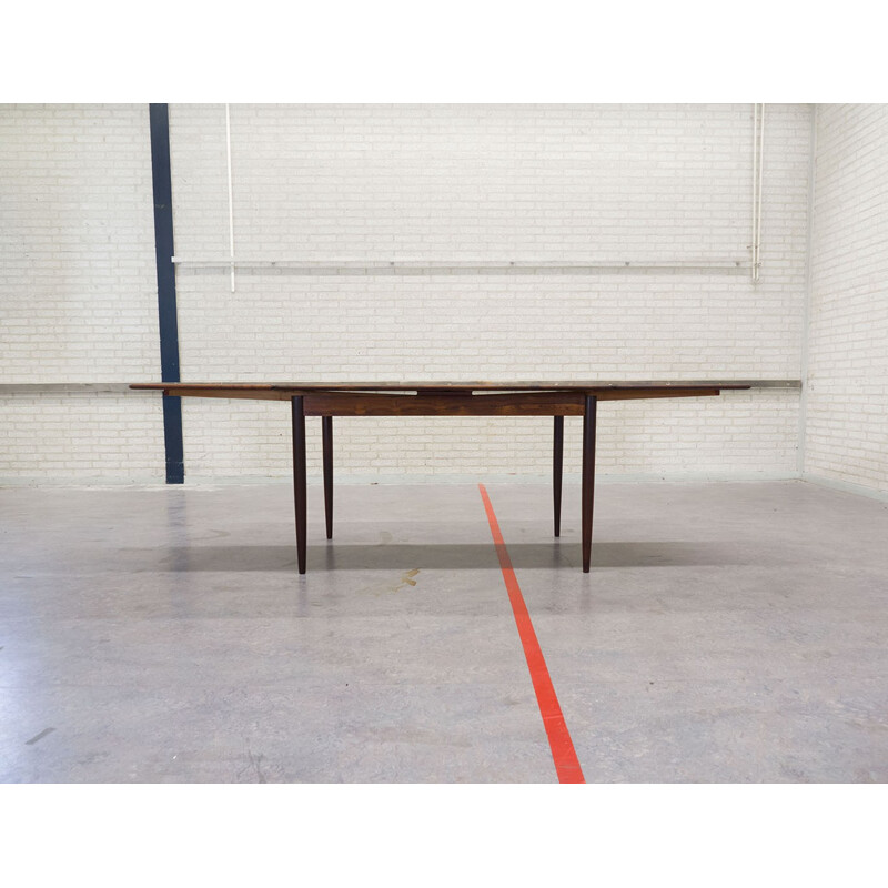 Extendable rosewood dining table - 1960s
