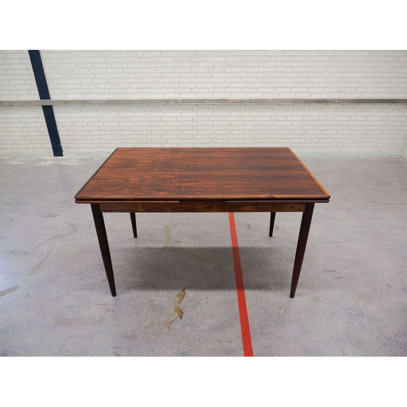 Extendable rosewood dining table - 1960s