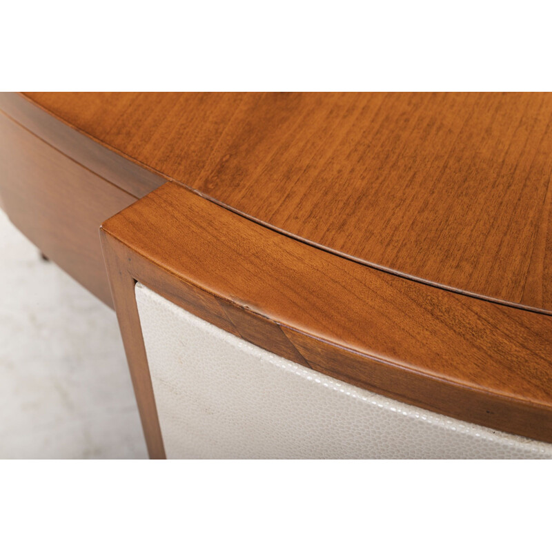 Vintage Desk Victor Philipp Selva, Cherry Wood, 1970s