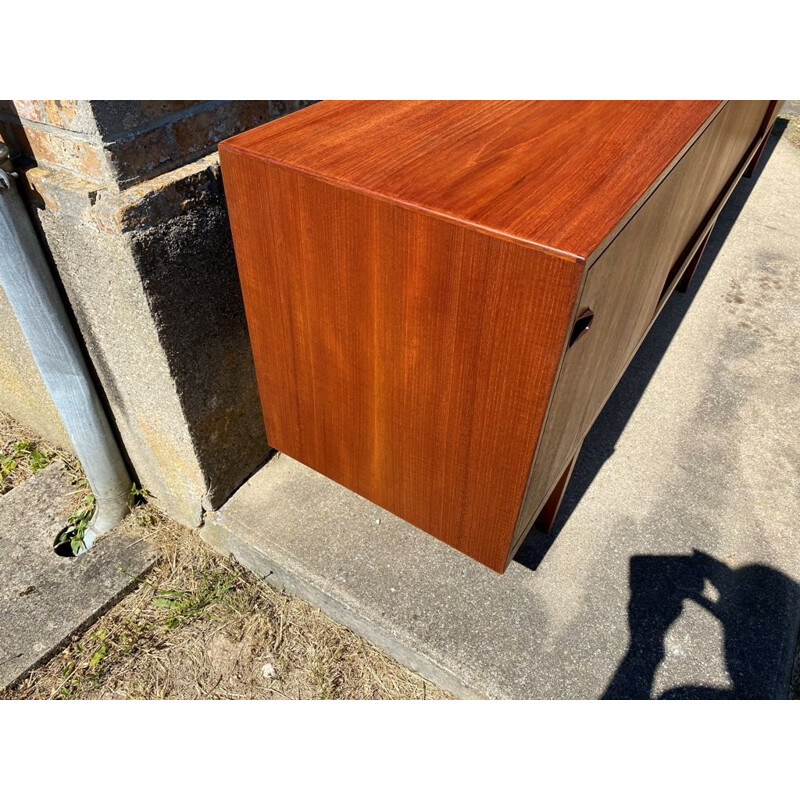 Vintage teak sideboard by Henry Rosengren Hansen Denmark 1960