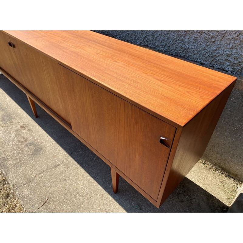 Vintage teak sideboard by Henry Rosengren Hansen Denmark 1960