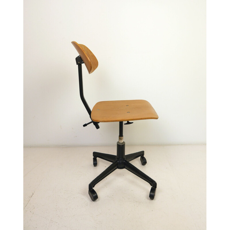 Vintage Adjustable Architects Swivel Chair from Sedus Stoll AG, Germany, 1960s