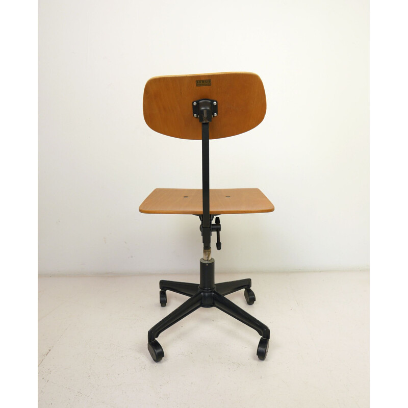 Vintage Adjustable Architects Swivel Chair from Sedus Stoll AG, Germany, 1960s