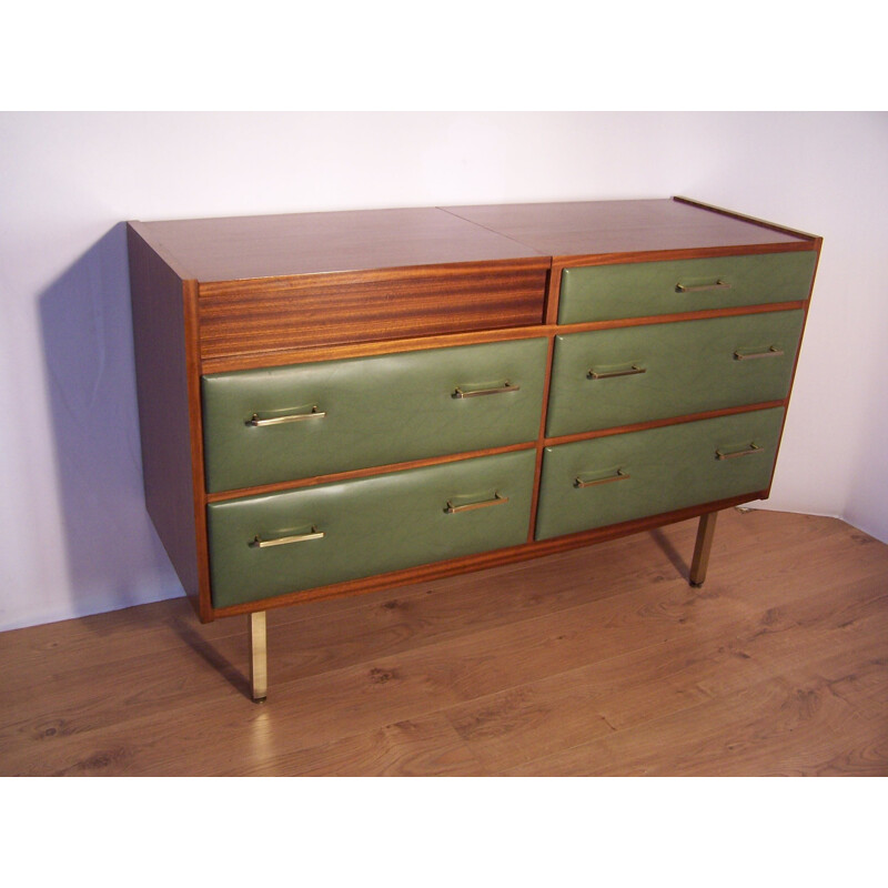 Commode vintage en palissandre, Roger LANDAULT - 1950