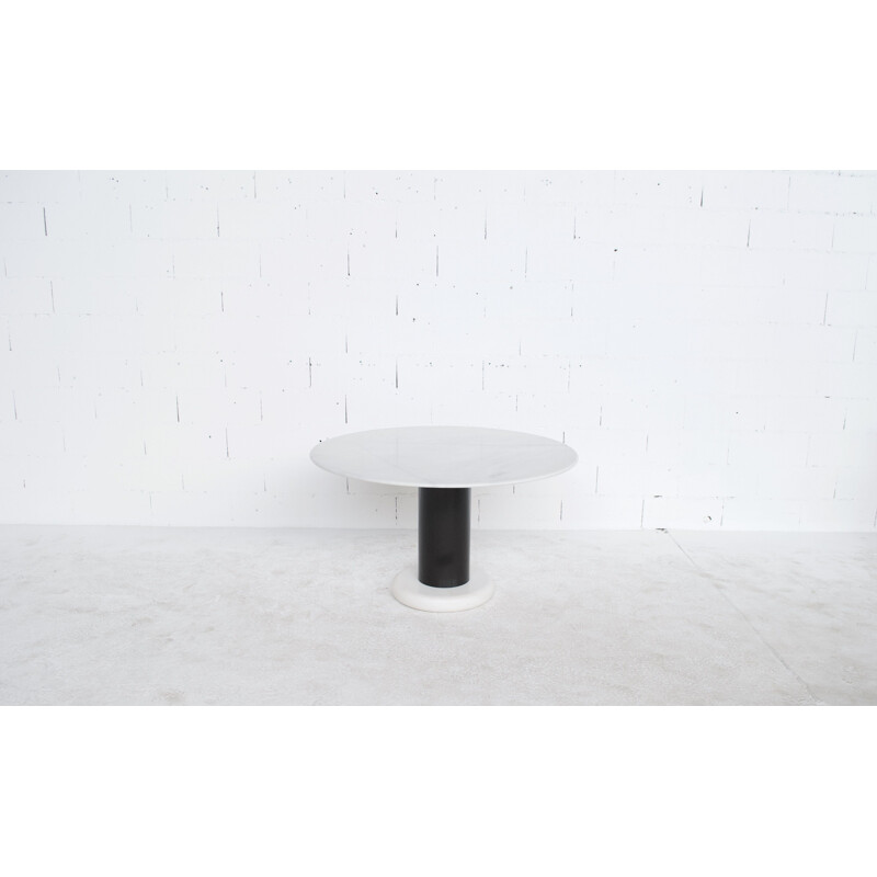 Vintage Lotorosso marble table by Ettore Sottsass Poltranova 1960