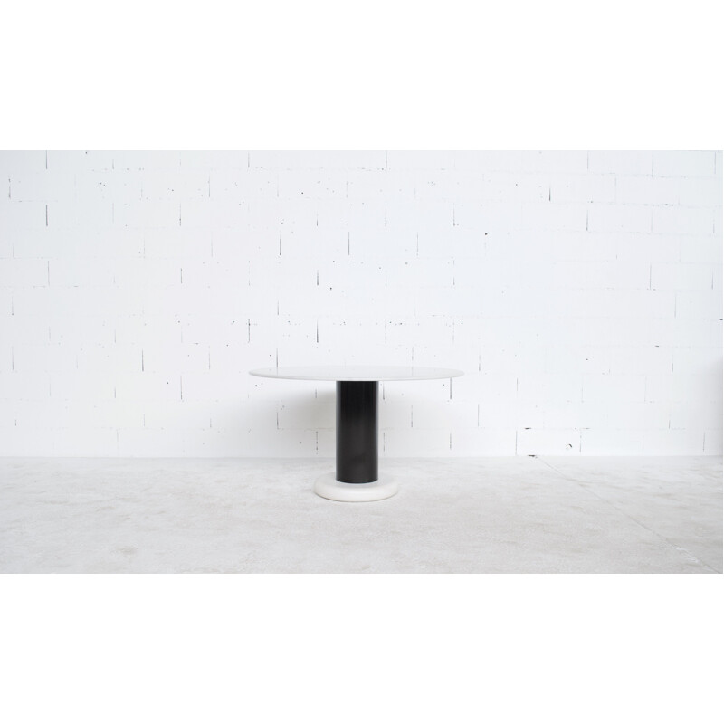 Vintage Lotorosso marble table by Ettore Sottsass Poltranova 1960