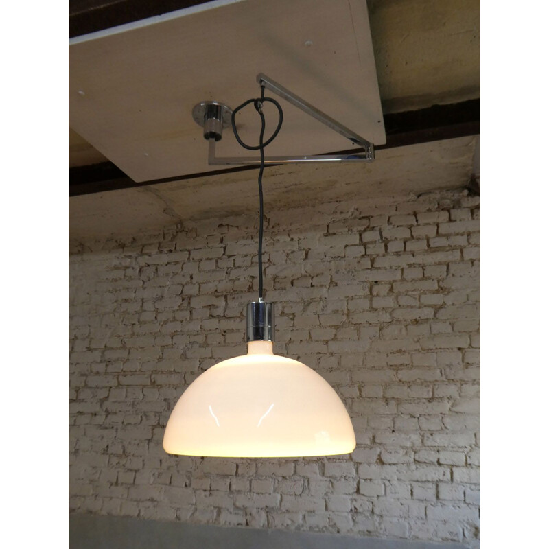 Vintage AMAS hanglamp van Franco Albini voor Sirrah 1970