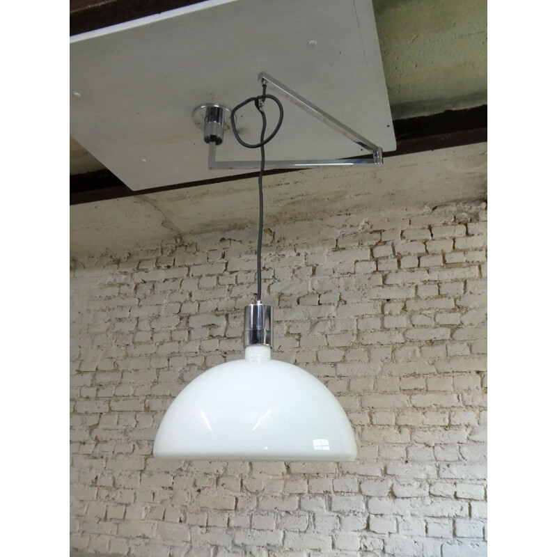 Vintage AMAS hanglamp van Franco Albini voor Sirrah 1970