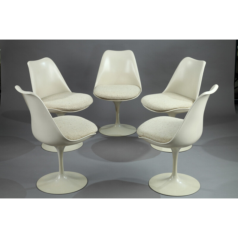 Knoll dining set with 5 chairs, Eero SAARINEN - 1990s