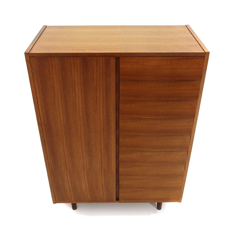 Chest of drawers vintage in teak, 1950