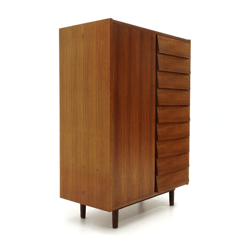 Chest of drawers vintage in teak, 1950