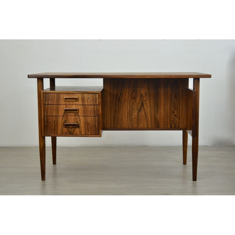 Vintage rosewood desk Denmark, 1960
