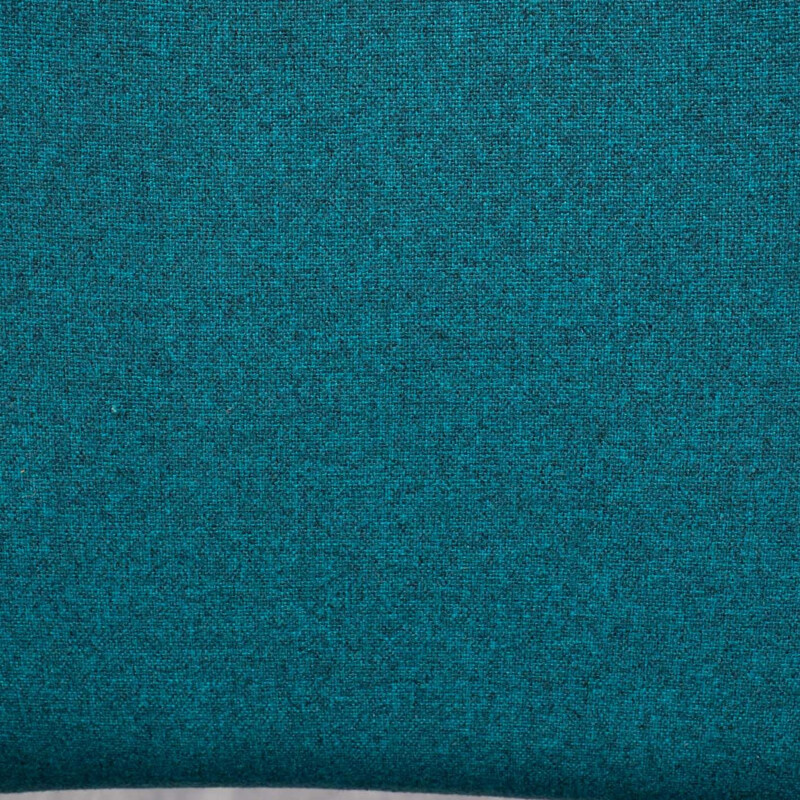 Fauteuil vintage STEINER turquoise - années 40
